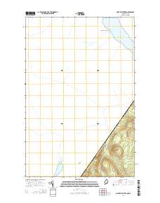 Saint Eleuthere 2014 topographic map thumbnail