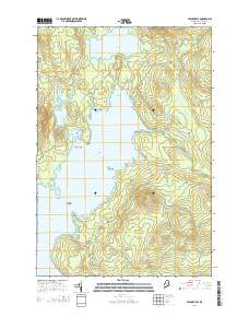 Spencer Bay 2014 topographic map thumbnail