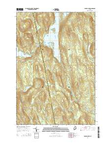 Endless Lake 2014 topographic map thumbnail