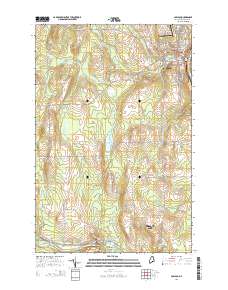 Caribou 2014 topographic map thumbnail
