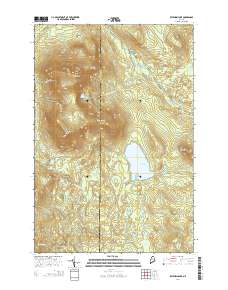 Katahdin Lake 2014 topographic map thumbnail