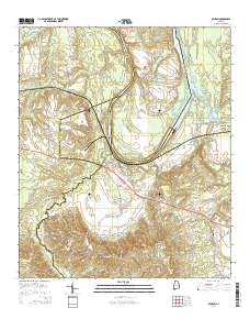 Benton 2014 topographic map thumbnail