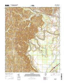 Coker 2014 topographic map thumbnail