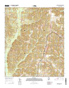 Abbeville West 2014 topographic map thumbnail
