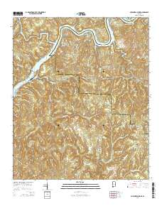 Burchfield Store 2014 topographic map thumbnail