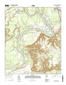 Blackwell Bend 2014 topographic map thumbnail