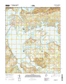 Cedar Bluff 2014 topographic map thumbnail
