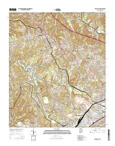 Adamsville 2014 topographic map thumbnail