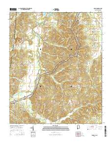 Bishop 2014 topographic map thumbnail