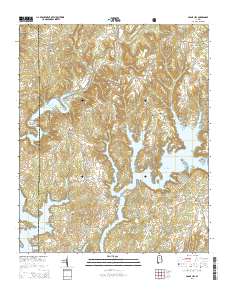 Crane Hill 2014 topographic map thumbnail