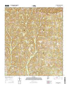 Clayton South 2014 topographic map thumbnail