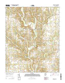 Center Hill 2014 topographic map thumbnail