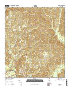 Coffeeville 2014 topographic map thumbnail