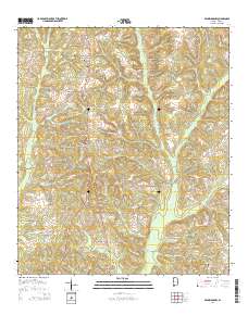 Brundidge NW 2014 topographic map thumbnail