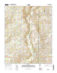 Capshaw 2014 topographic map thumbnail