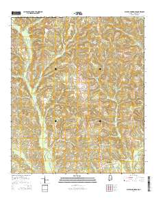 Fullers Crossroads 2014 topographic map thumbnail
