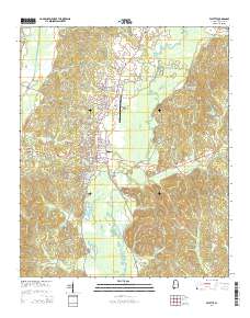 Fayette 2014 topographic map thumbnail