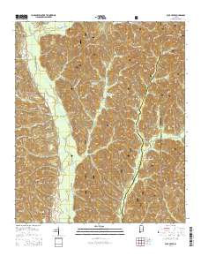 Buck Creek 2014 topographic map thumbnail