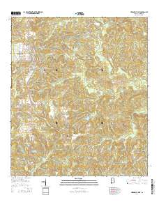 Citronelle East 2014 topographic map thumbnail