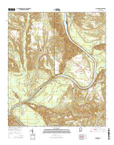 Claiborne 2014 topographic map thumbnail