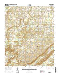 Clarence 2014 topographic map thumbnail
