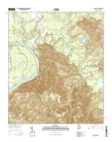 Elm Bluff 2014 topographic map thumbnail