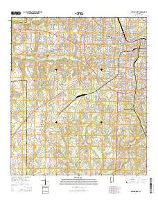 Dothan West 2014 topographic map thumbnail