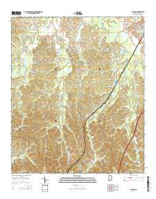 Calhoun 2014 topographic map thumbnail