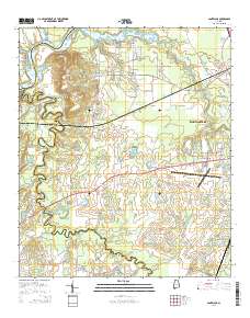 Cantelous 2014 topographic map thumbnail