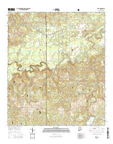 Dixie 2014 topographic map thumbnail