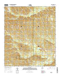 Comer 2014 topographic map thumbnail