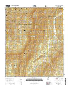 Cheaha Mountain 2014 topographic map thumbnail