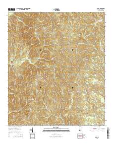 Alma 2014 topographic map thumbnail