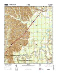 Fosters 2014 topographic map thumbnail