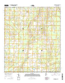 Grangeburg 2014 topographic map thumbnail