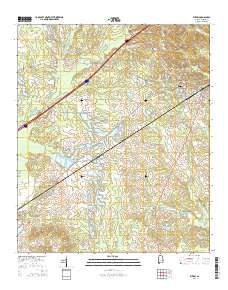 Eutaw 2014 topographic map thumbnail