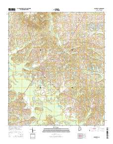 Hayneville 2014 topographic map thumbnail