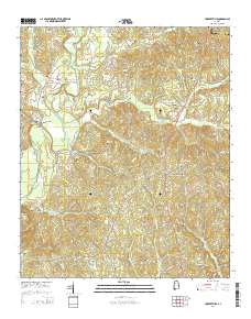 Hubbertville 2014 topographic map thumbnail