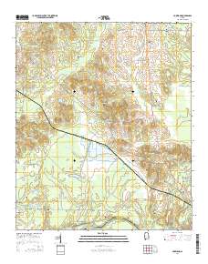 Forkland 2014 topographic map thumbnail