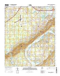 Dunaway Mountain 2014 topographic map thumbnail