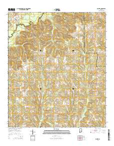 Dozier 2014 topographic map thumbnail