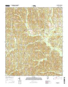 Gin Creek 2014 topographic map thumbnail