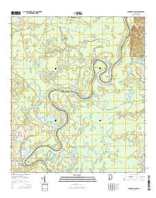 Ginhouse Island 2014 topographic map thumbnail