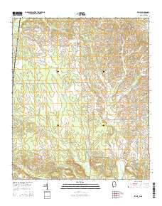 Emelle 2014 topographic map thumbnail
