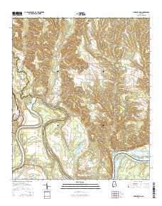 Durant Bend 2014 topographic map thumbnail