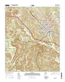 Jasper 2014 topographic map thumbnail