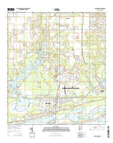 Gulf Shores 2014 topographic map thumbnail