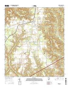 Huxford 2014 topographic map thumbnail