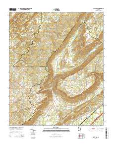Hyatt Gap 2014 topographic map thumbnail