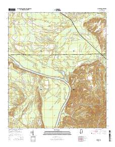 Hybart 2014 topographic map thumbnail